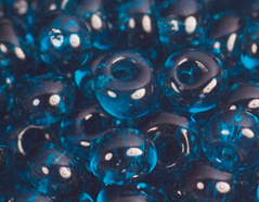 Z198007BD 198007BD Perles japonaises magatama transparent turquoise Toho - Article