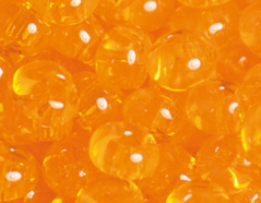 Z198010 198010 Perles japonaises magatama transparent orange Toho - Article