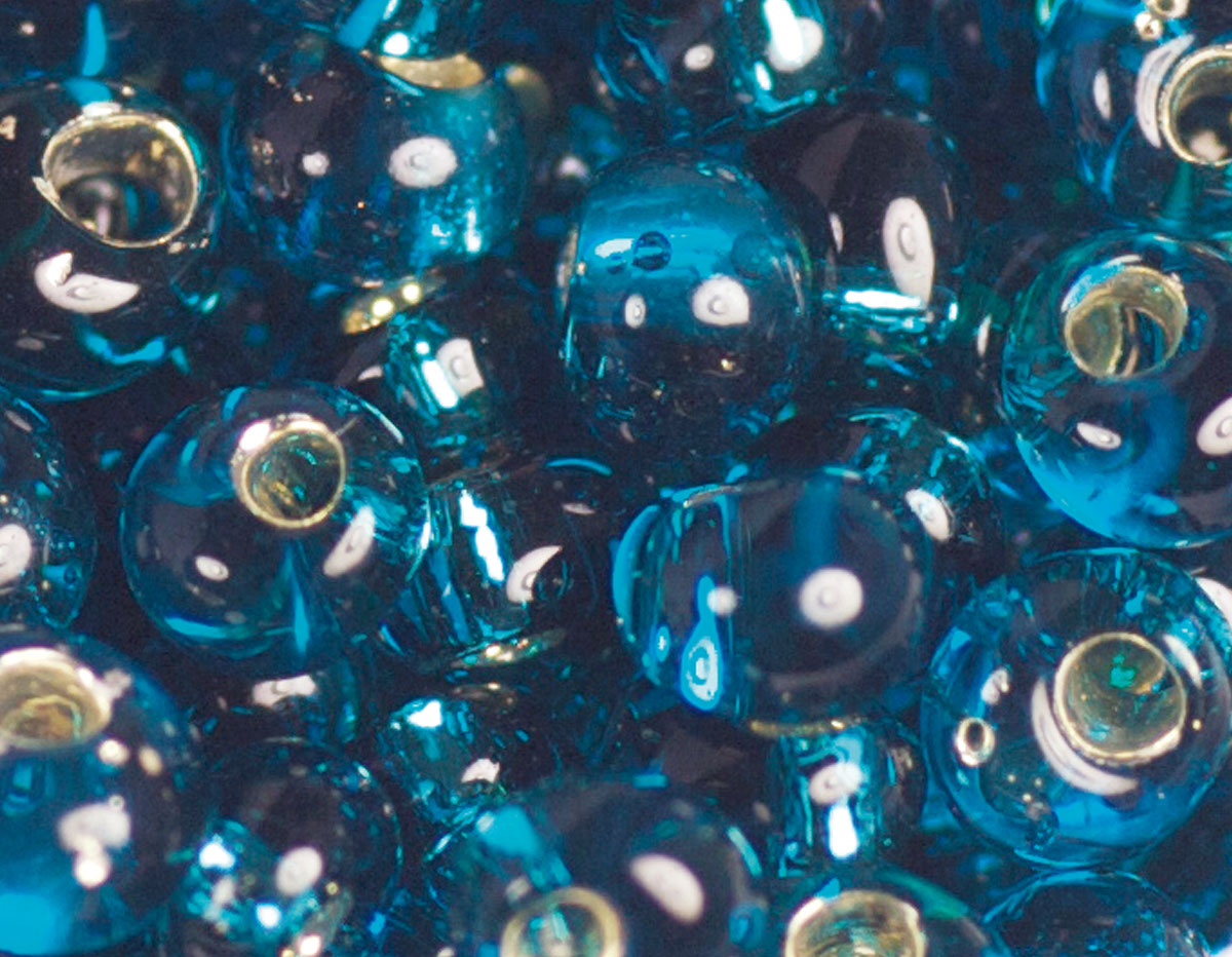 Z198027BD 198027BD Perles japonaises magatama argente bleu zirconite Toho