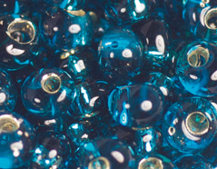 Z198027BD 198027BD Perles japonaises magatama argente bleu zirconite Toho - Article