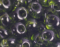 Z198940 198940 Perles japonaises magatama transparent vert olive Toho - Article