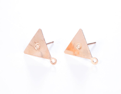 200012 A200012 Boucle d oreilles metallique pour incruster base triangulaire doree Innspiro - Article