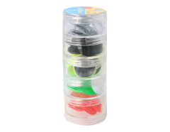 2002512 Set de Gemas decorativas acrilicas circulo colores fluor 25mm 40u Aprox Innspiro - Ítem