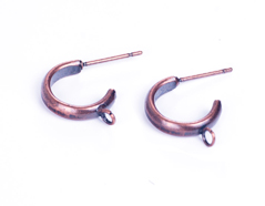 206007 A206007 Boucle d oreilles metallique avec anneau cuivre vieilli Innspiro - Article