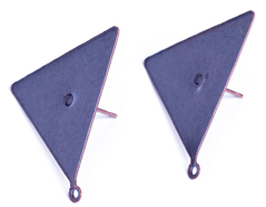 206013 A206013 Boucle d oreilles metallique pour incruster base triangle cuivre vieilli Innspiro - Article
