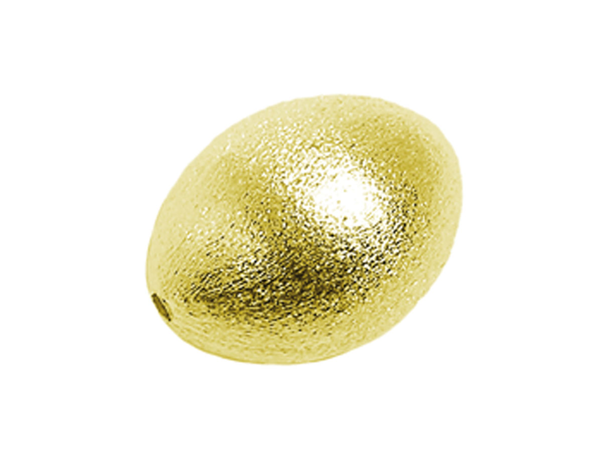A210005 210005 Perle metallique cuivre poli ovale doree Innspiro