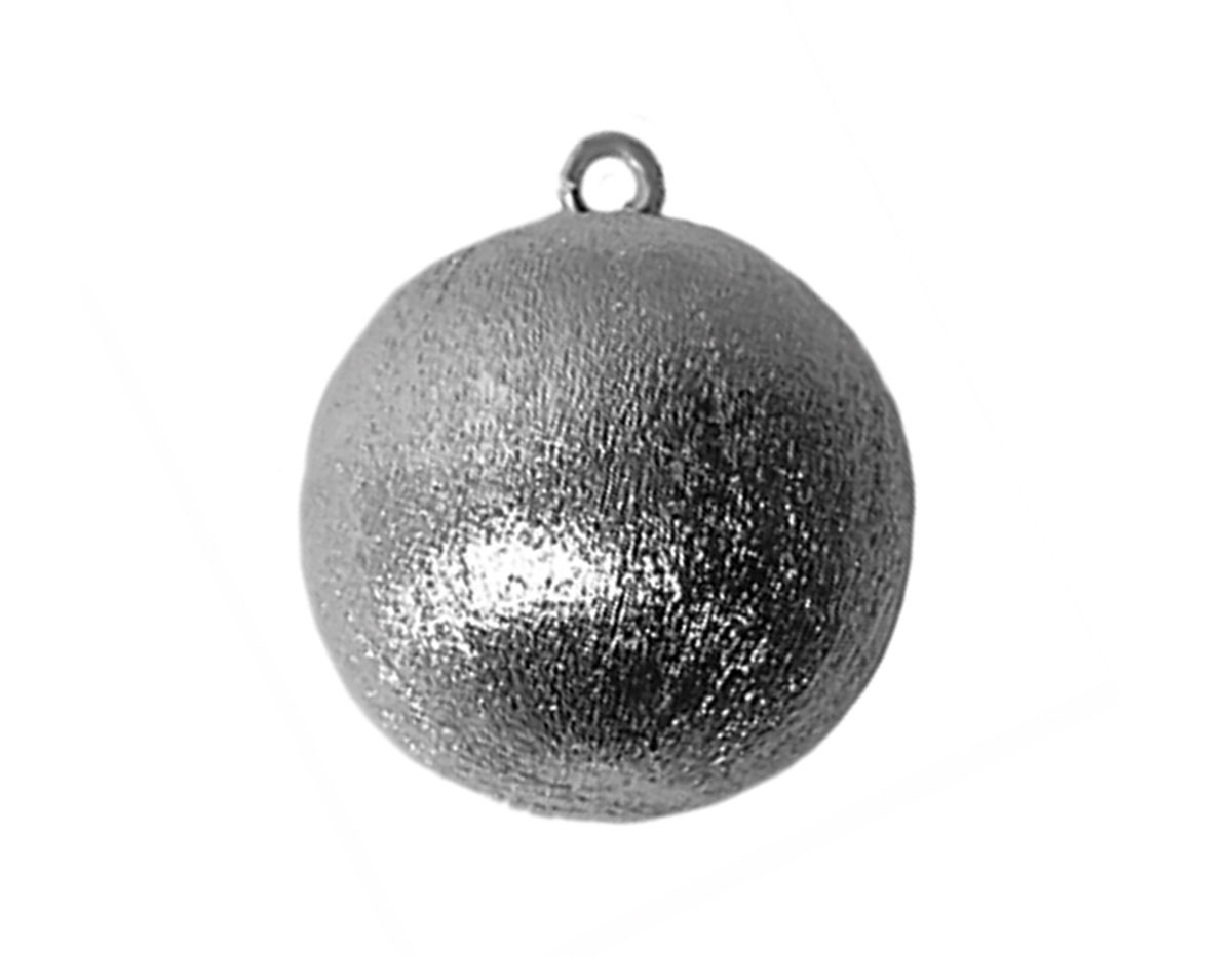 A210401 210401 Pendentif metallique cuivre poli boule argente vieilli Innspiro
