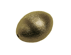 A210805 210805 Perle metallique cuivre poli ovale dore vieilli Innspiro - Article