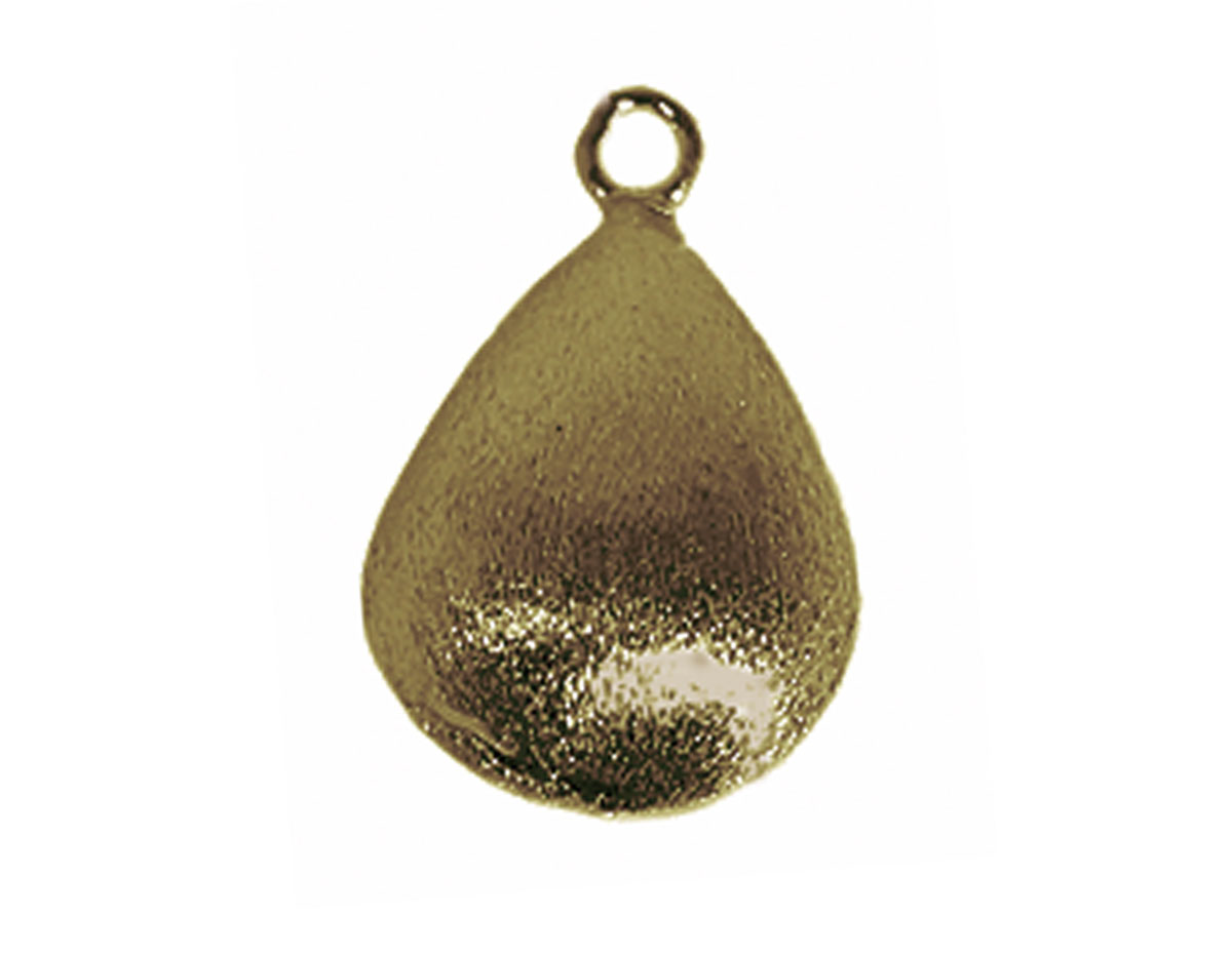 A210806 210806 Pendentif metallique cuivre poli goutte dore vieilli Innspiro