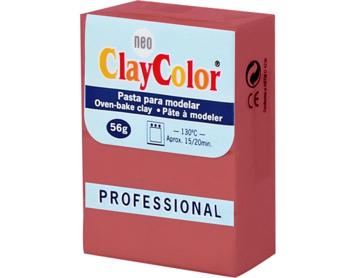 2109 Pasta polimerica Basicos rojo ClayColor