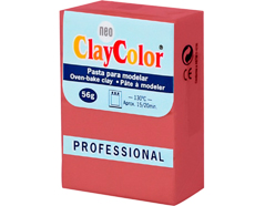 2109 Pasta polimerica Basicos rojo ClayColor - Ítem