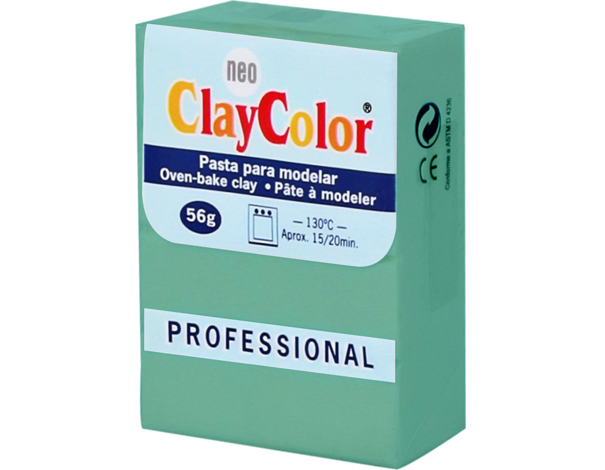 2116 Pasta polimerica Basicos verde hoja ClayColor