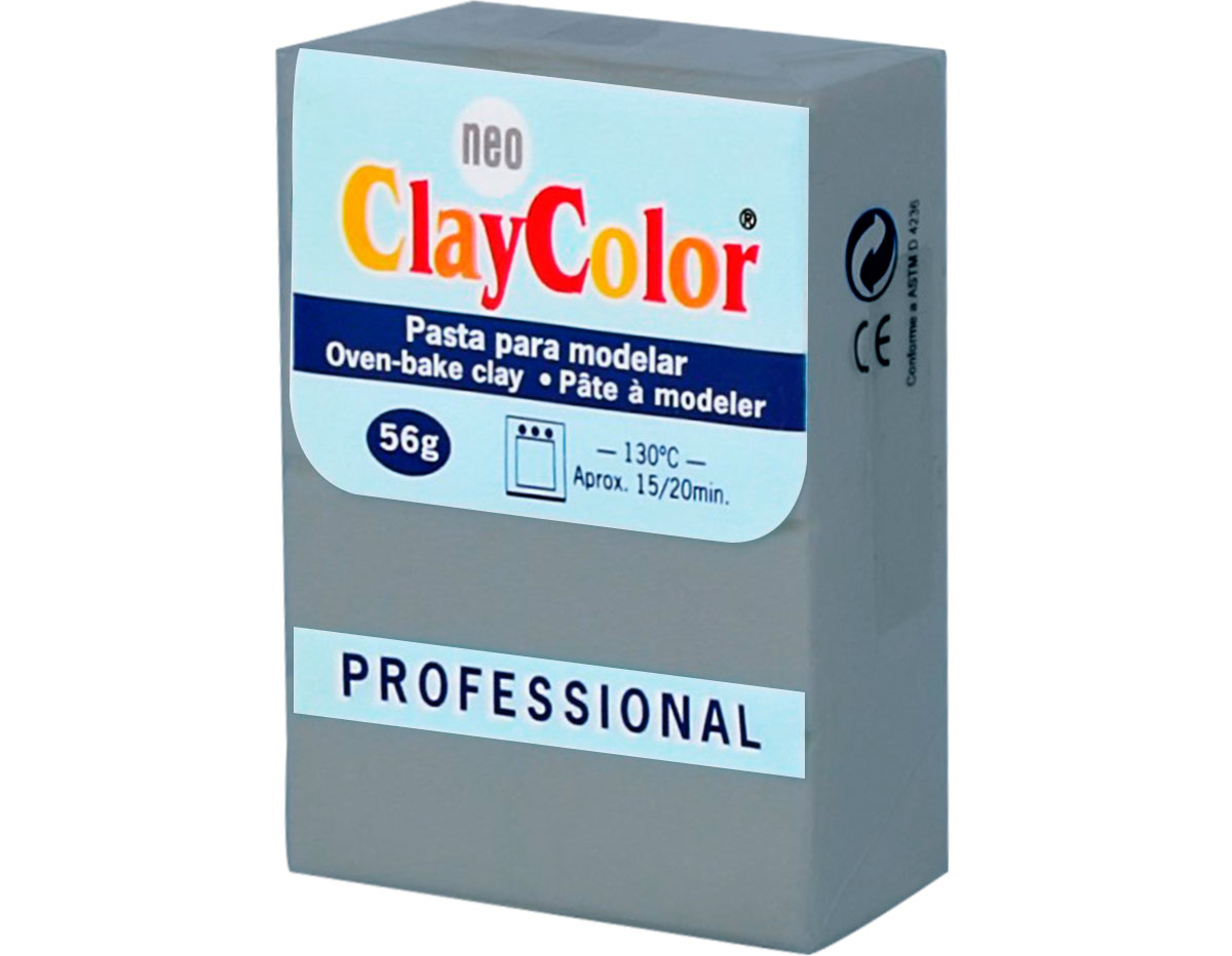 2124 Pasta polimerica Basicos gris ClayColor