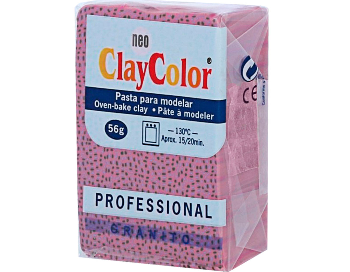 2141 Pasta polimerica Granito rosa fuerte ClayColor