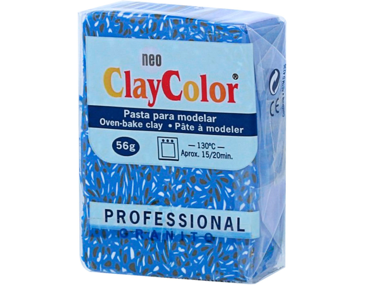 2144 Pasta polimerica Granito azul brillante ClayColor