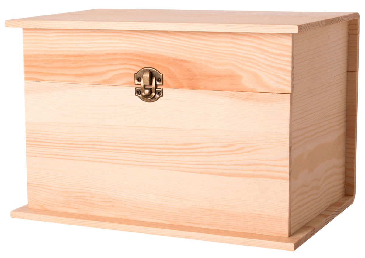 21549 Caja madera de pino 28x18 5x18 5cm Innspiro