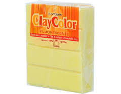 2160 Pasta polimerica Fluorescente amarillo ClayColor - Ítem