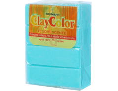 2161 Pate polymere fluorescente aigue-marine ClayColor - Article