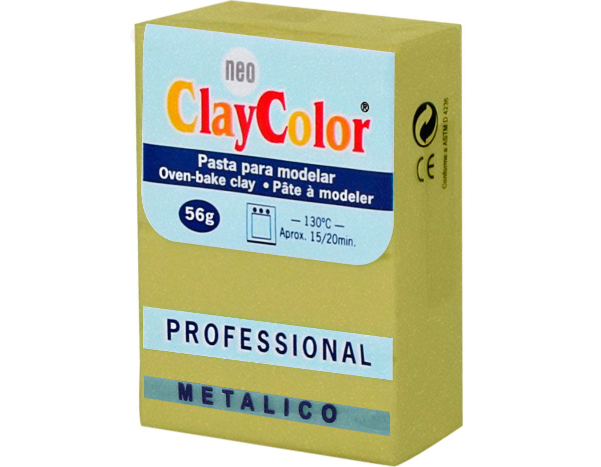 2168 Pasta polimerica Metalicos plata ClayColor