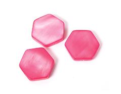 Z22103 22103 Perle coquille de perle mere hexagone brillant rouge Innspiro - Article