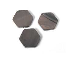 Z22109 22109 Perle coquille de perle mere hexagone brillant noir Innspiro - Article