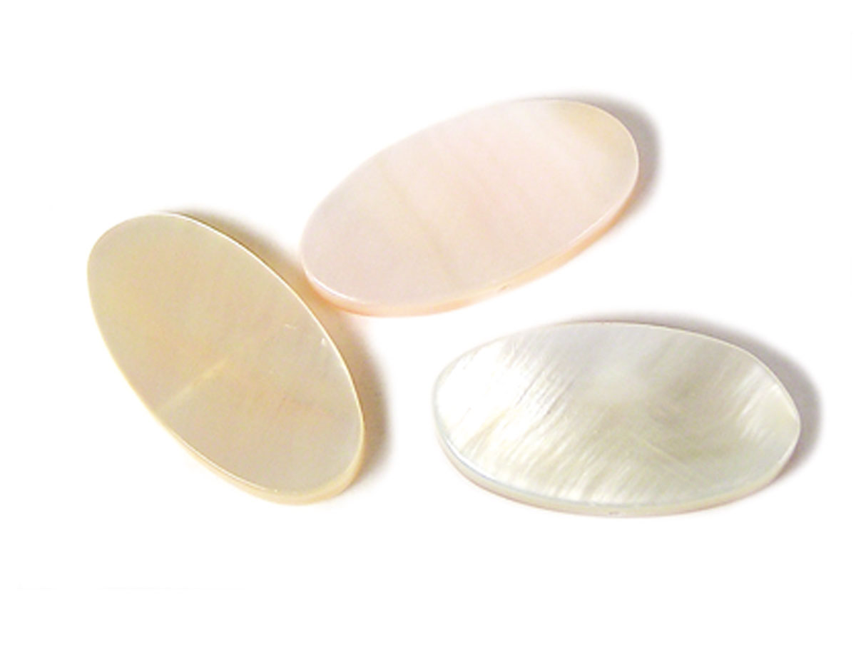 22160 Z22160 Perle coquille de perle mere ovale brillant naturel Innspiro