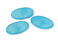 Z22167 22167 Perle coquille de perle mere ovale brillant turquoise Innspiro - Article