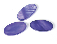 Z22168 22168 Perle coquille de perle mere ovale brillant bleu marine Innspiro - Article