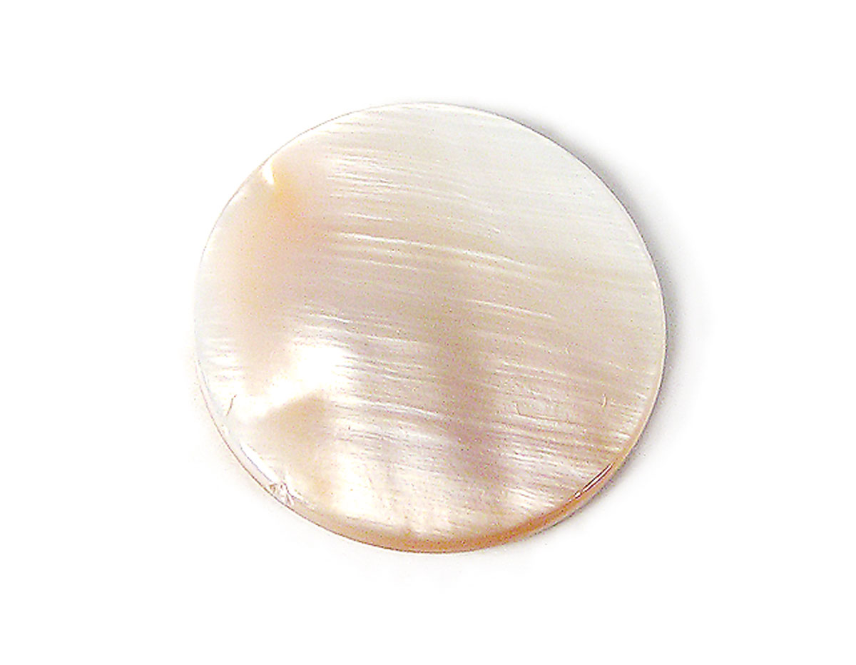 22200 Z22200 Perle coquille de perle mere disque brillant naturel Innspiro