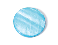 22207 22227 Z22207 Z22227 Perle coquille de perle mere disque brillant turquoise Innspiro - Article