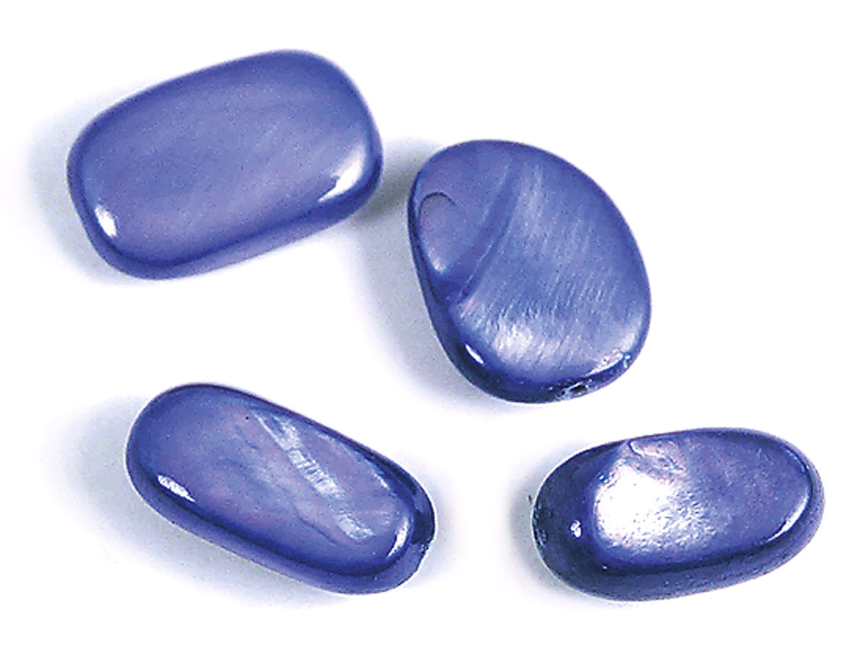 Z22288 Z22268 22268 22288 Perle coquille de perle mere pierre brillant bleu marine Innspiro