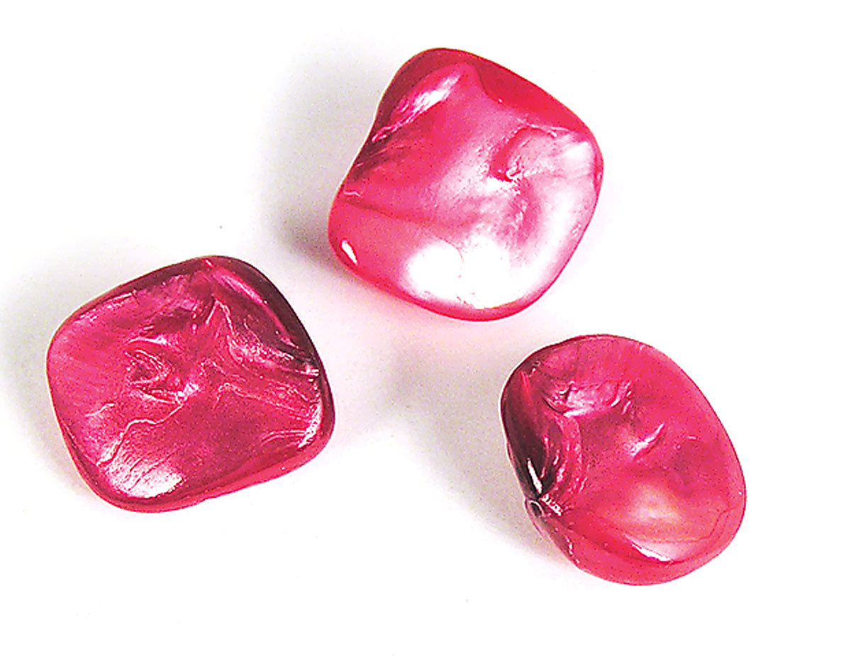 22303 Z22303 Perle coquille de perle mere perle irreguliere brillant rouge Innspiro