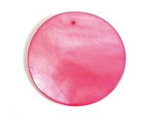 Z22343 22343 Pendentif coquille de perle mere disque brillant Rouge Innspiro - Article