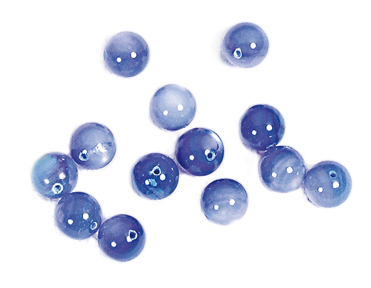 Z22388 22388 Perle coquille de perle mere perle brillante bleu marine Innspiro