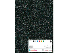 22665 Mousse EVA noir paillettes feuilles 40x60cm x2mm 5u Innspiro - Article