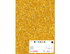 22669 Goma EVA dorado purpurina laminas 40x60cm x2mm 5u Innspiro - Ítem
