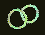 259002 Perles cassis en plastique eco multicolore phosphorescent diam 9mm 1000u aprox trou de de 4mm Sachet Innspiro - Article3