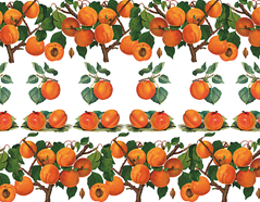 300206 Papier pour decoupage abricots Innspiro - Article