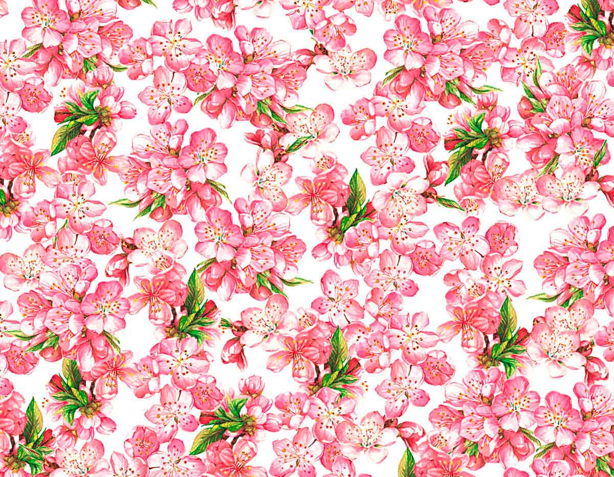 300218 Papel para decoupage flor de persico Innspiro