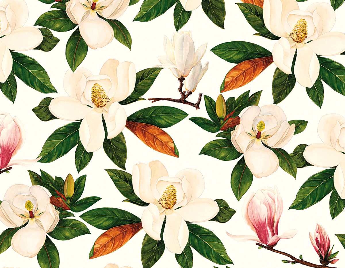 300312 Papier pour decoupage magnolia Innspiro