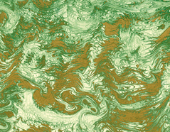 300357 Papel para decoupage marmol verde oro Innspiro - Ítem