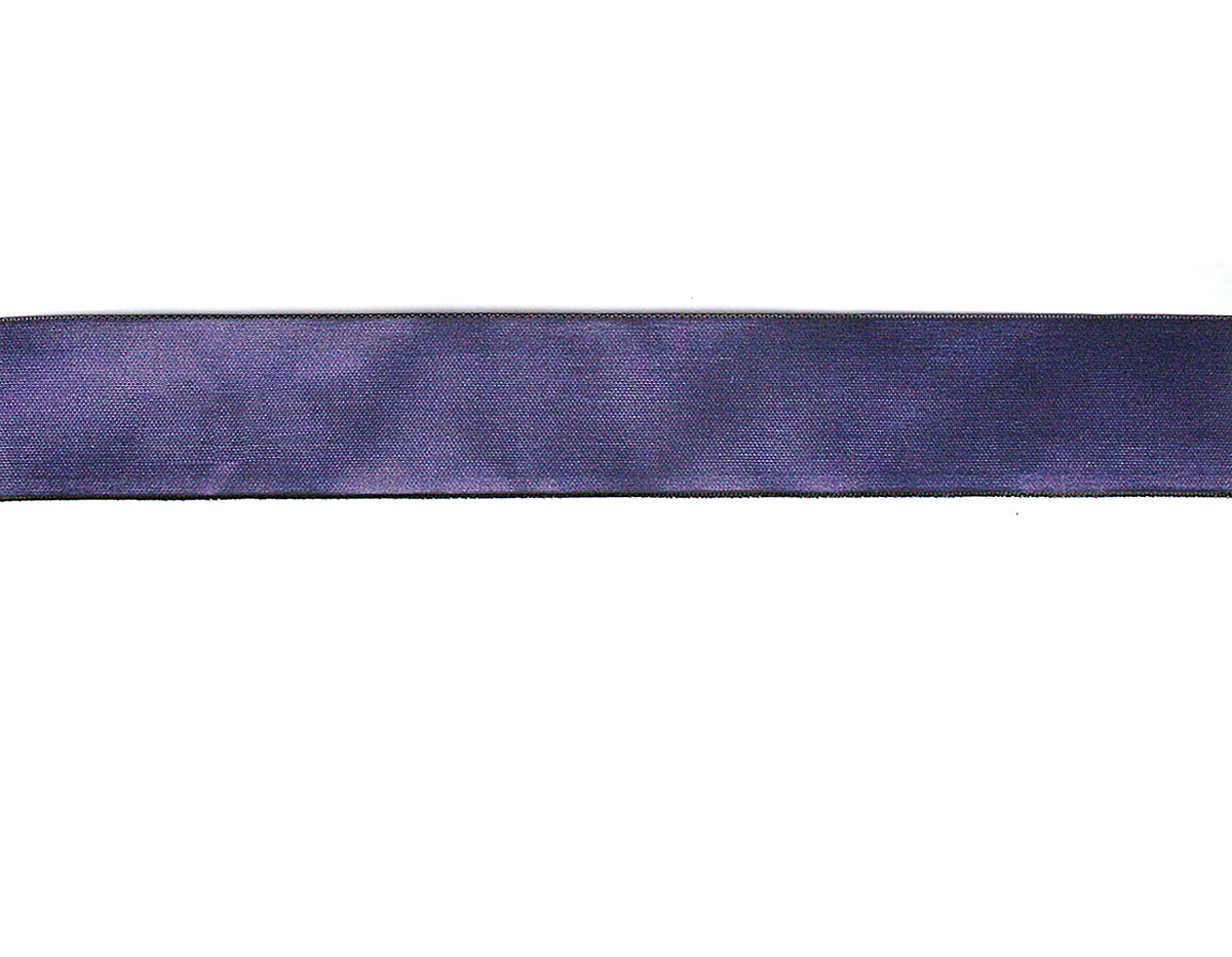 30063 Ruban decoratif lila avec bordure noire Innspiro