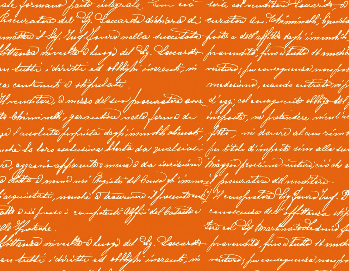 300698 Papier pour decoupage ecriture orange Innspiro