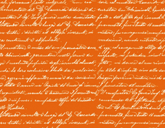 300698 Papier pour decoupage ecriture orange Innspiro - Article
