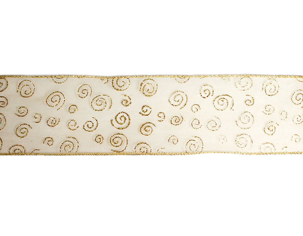 30172 Cinta decorativa dorada espiral Innspiro