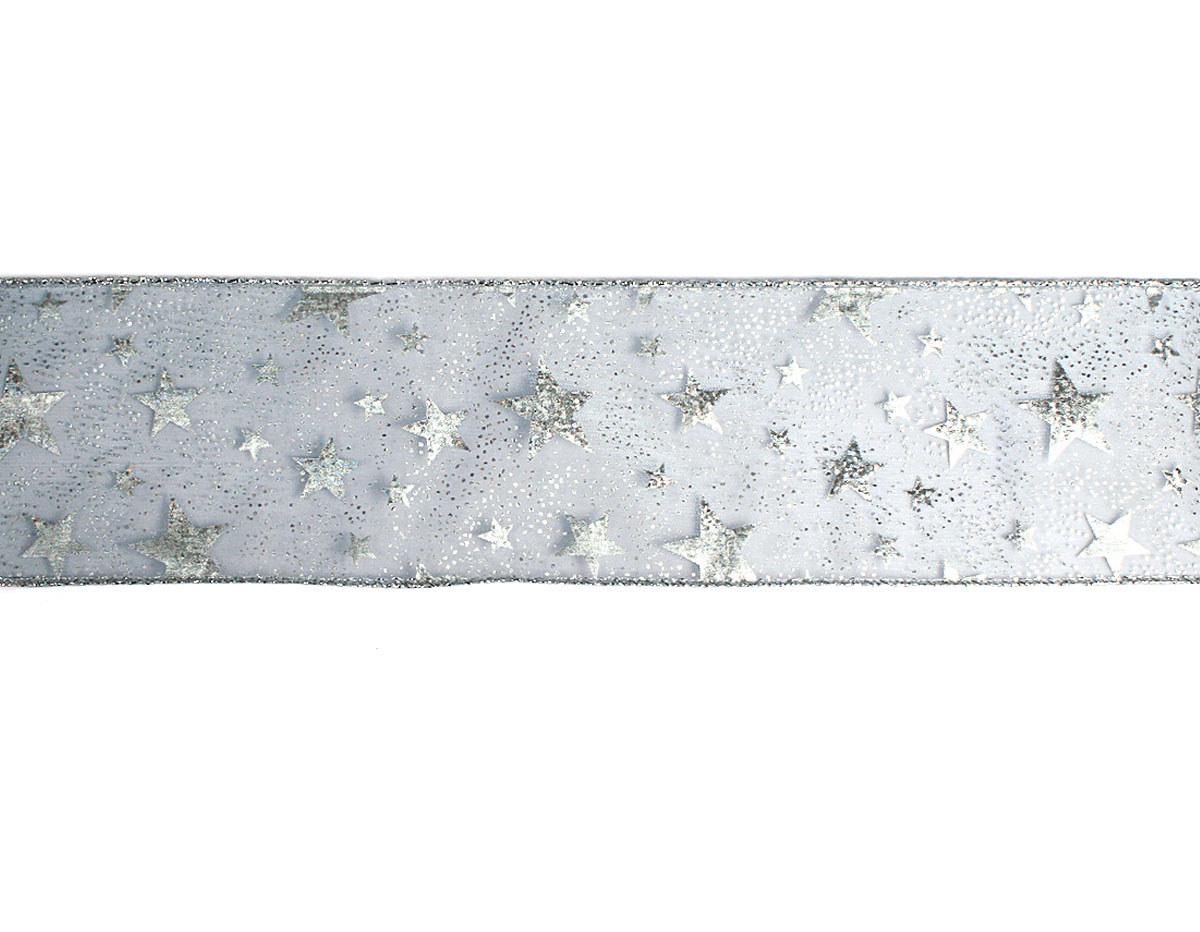 30191 Cinta decorativa azul claro con estrellas Innspiro