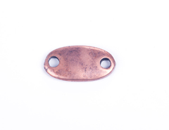 31007 Z31007 Figure montage metallique zamak ovale avec 2 trous cuivre vieilli Innspiro - Article