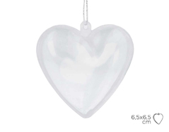 310206 Coeur plastique transparent 2 parts Innspiro - Article
