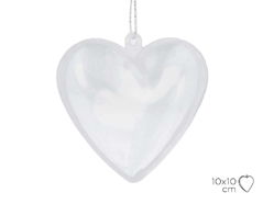 310210 Coeur plastique transparent 2 parts Innspiro - Article