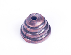 31029 Z31029 Cache noeuds metallique zamak avec trou cloche cuivre vieilli Innspiro - Article
